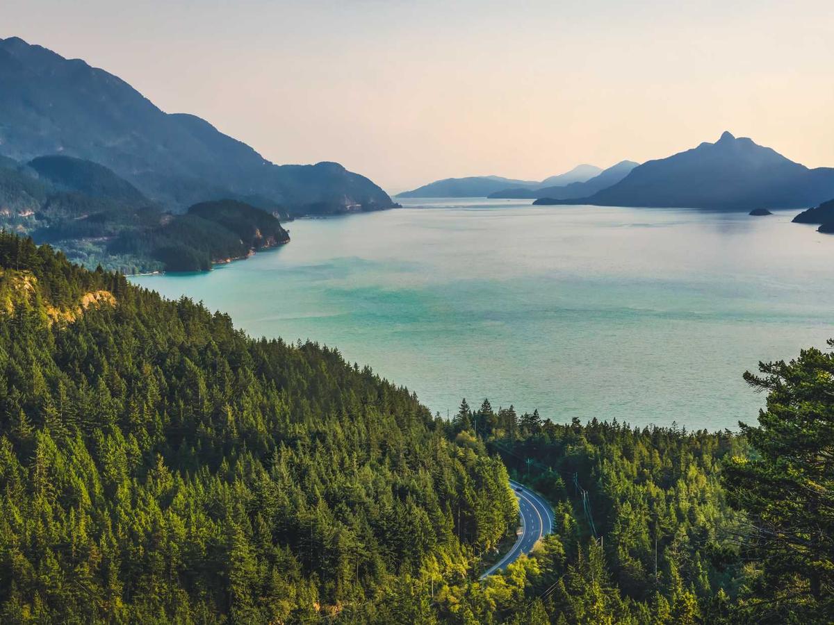A calm lake at a quiet destination